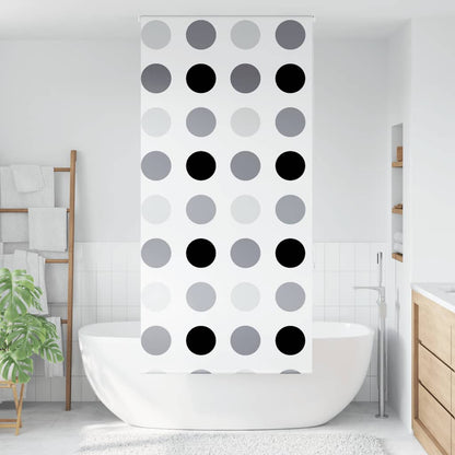 Doucherolgordijn 90x240 cm stofbreedte 86 cm