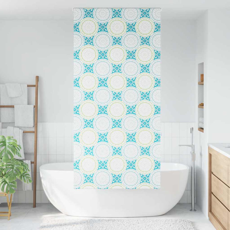Doucherolgordijn 90x240 cm stofbreedte 86 cm
