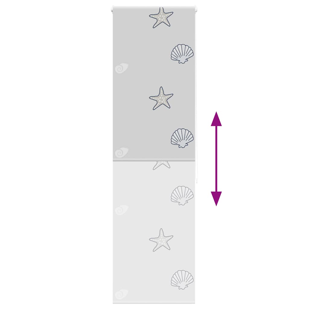 Doucherolgordijn 70x240 cm stofbreedte 66 cm
