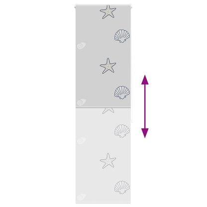 Doucherolgordijn 70x240 cm stofbreedte 66 cm