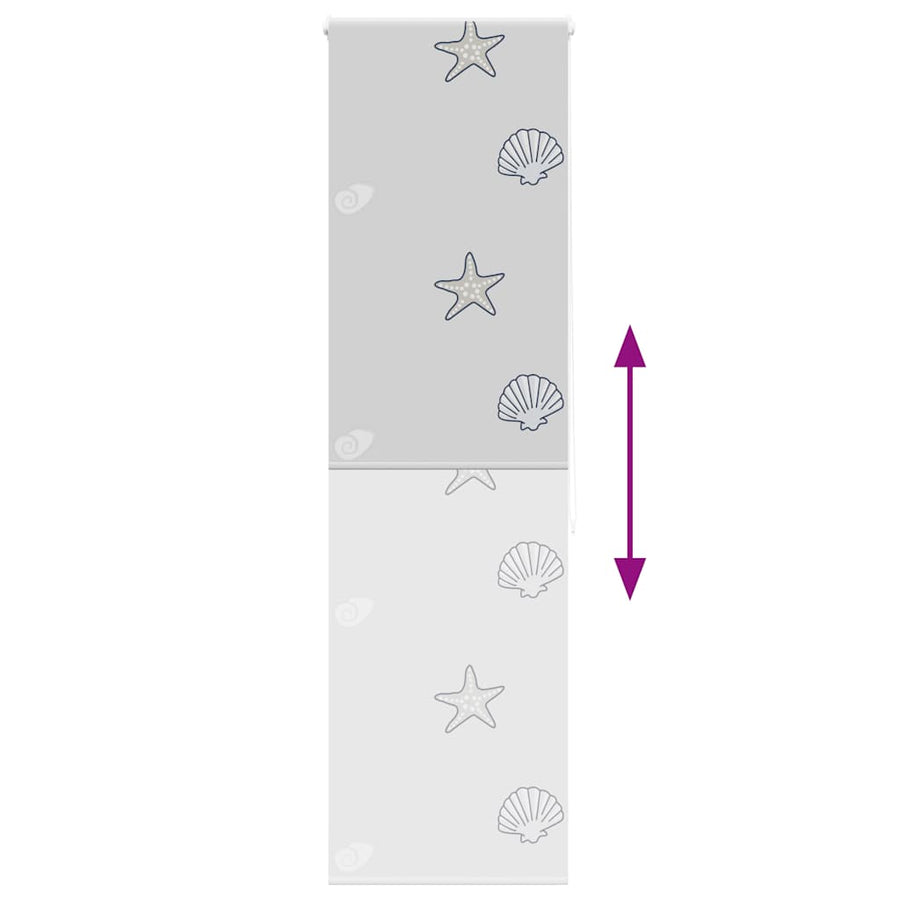 Doucherolgordijn 70x240 cm stofbreedte 66 cm