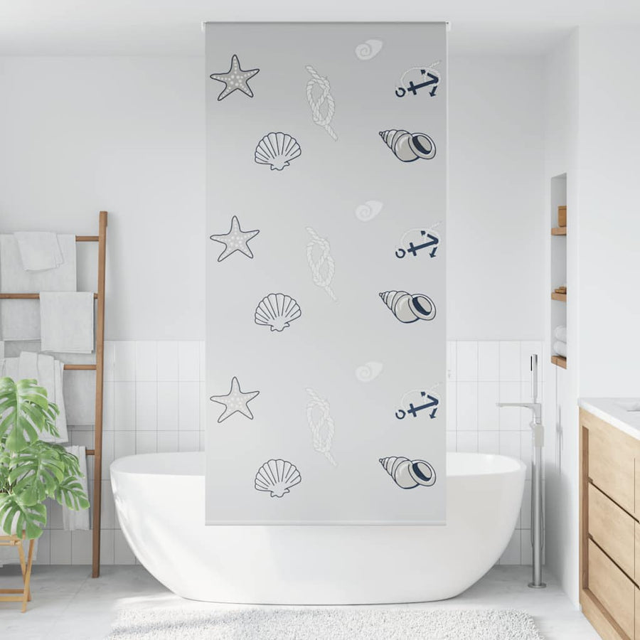 Doucherolgordijn 90x240 cm stofbreedte 86 cm