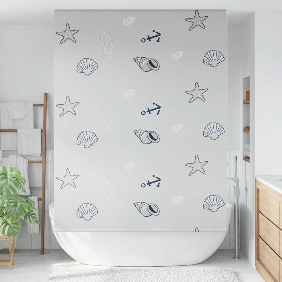 Doucherolgordijn 150x240 cm stofbreedte 146 cm