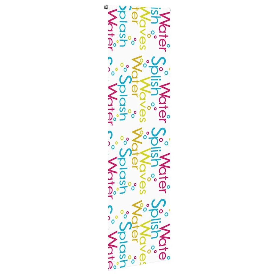 Doucherolgordijn 80x240 cm stofbreedte 76 cm