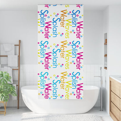 Doucherolgordijn 90x240 cm stofbreedte 86 cm