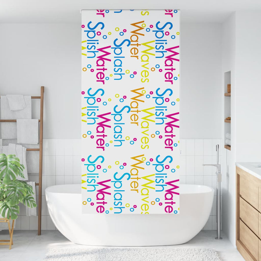 Doucherolgordijn 90x240 cm stofbreedte 86 cm