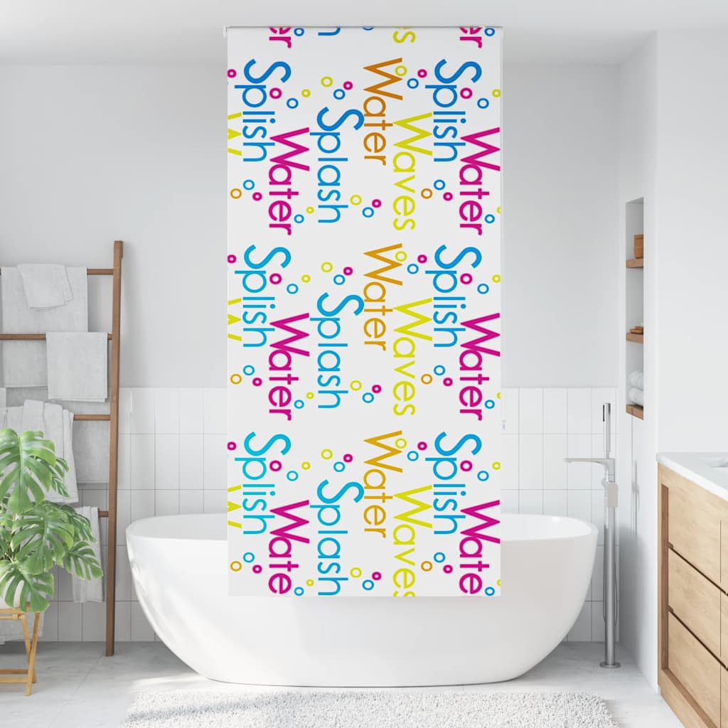 Doucherolgordijn 100x240 cm stofbreedte 96 cm