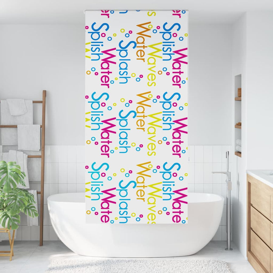 Doucherolgordijn 110x240 cm stofbreedte 106 cm