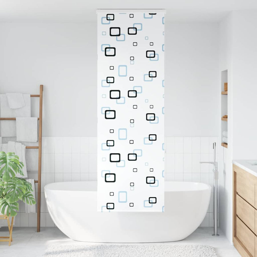 Doucherolgordijn met cassette 60x240 cm stofbreedte 56 cm