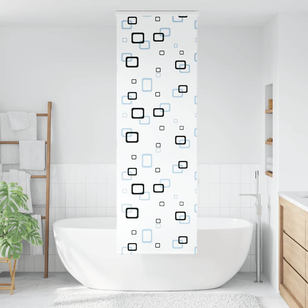 Doucherolgordijn met cassette 70x240 cm stofbreedte 66 cm