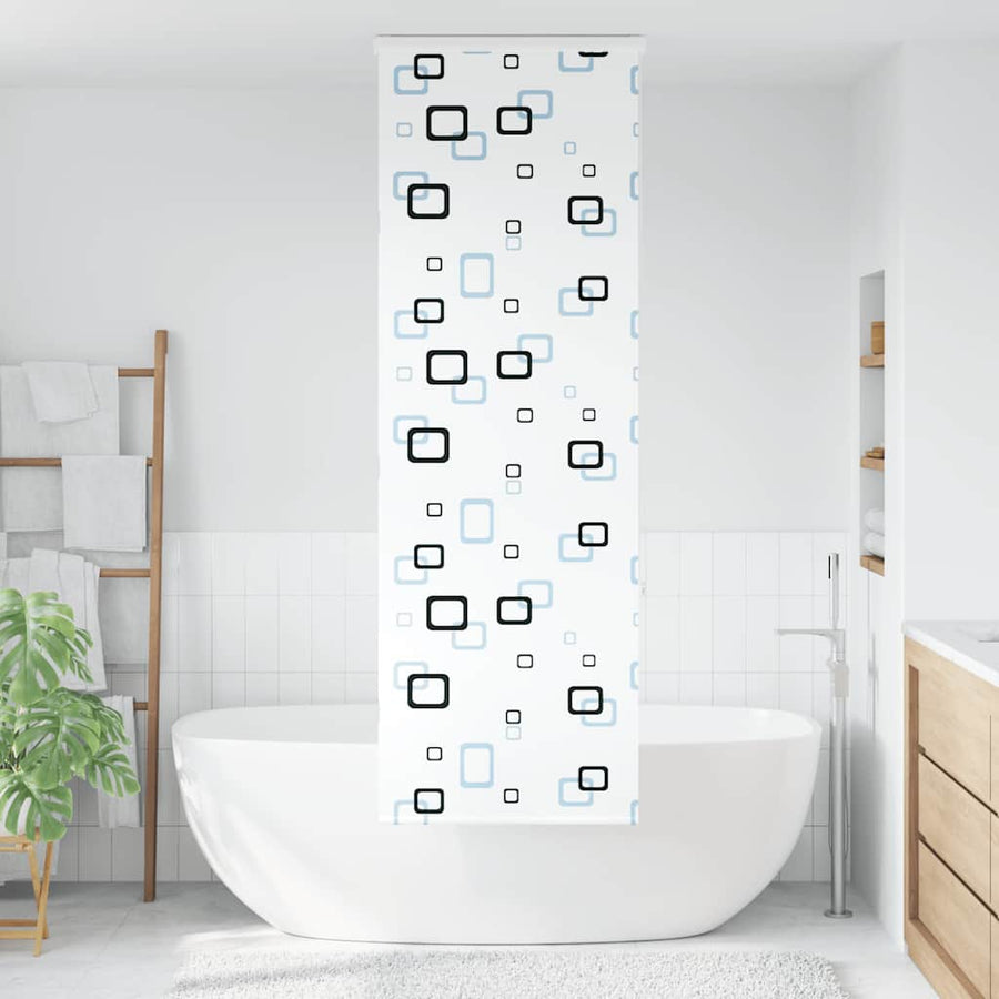 Doucherolgordijn met cassette 70x240 cm stofbreedte 66 cm
