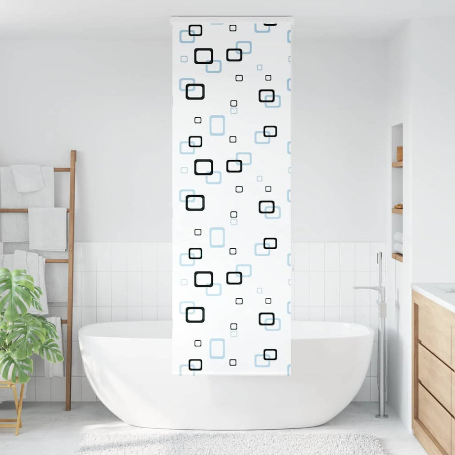 Doucherolgordijn met cassette 80x240 cm stofbreedte 76 cm
