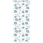 Shower roller blind with cassette 90x240 cm fabric width 86 cm