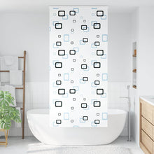 Doucherolgordijn met cassette 100x240 cm stofbreedte 96 cm