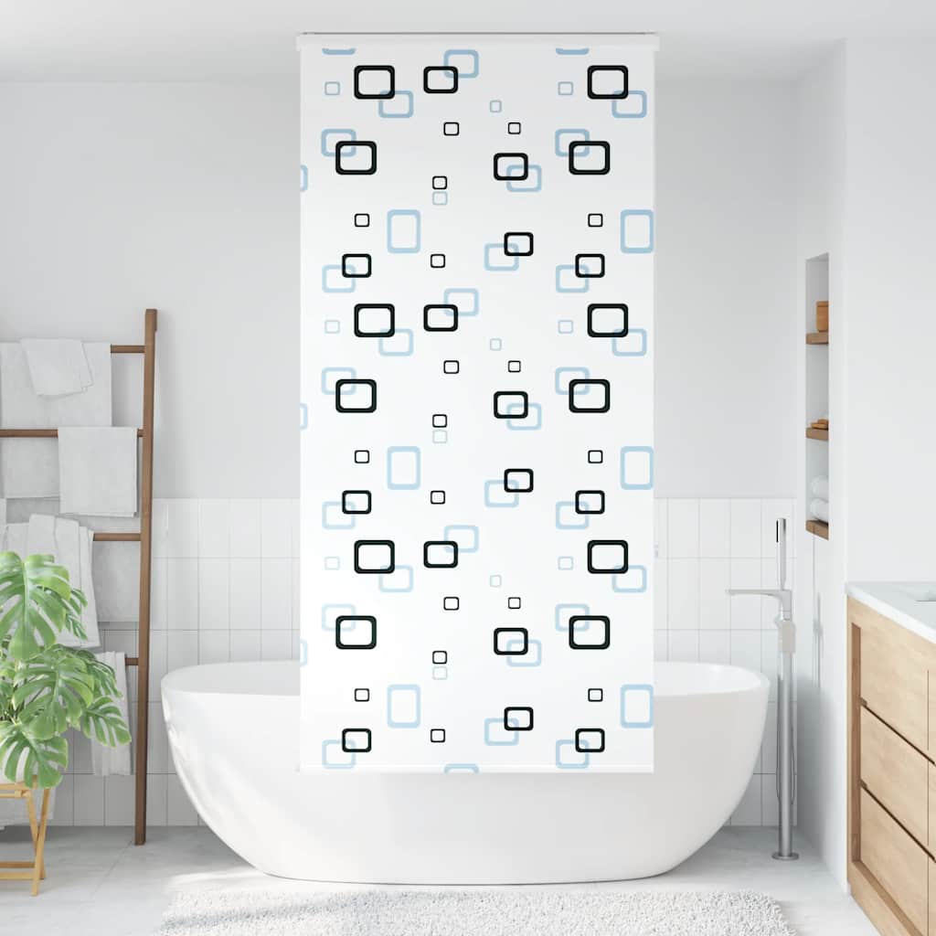 Doucherolgordijn met cassette 110x240 cm stofbreedte 106 cm