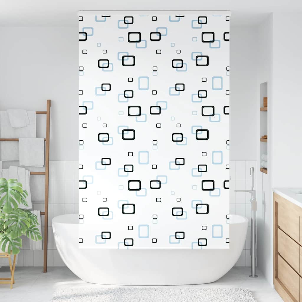 Doucherolgordijn met cassette 120x240 cm stofbreedte 116 cm
