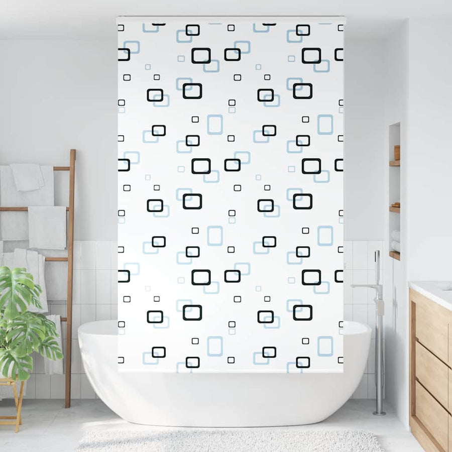 Doucherolgordijn met cassette 140x240 cm stofbreedte 136 cm