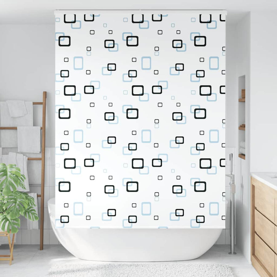 Doucherolgordijn met cassette 150x240 cm stofbreedte 146 cm