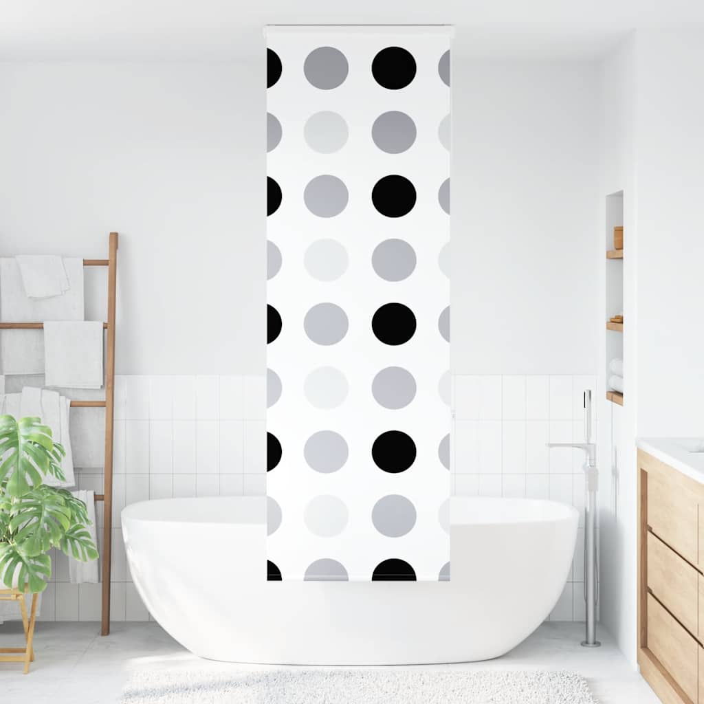 Doucherolgordijn met cassette 70x240 cm stofbreedte 66 cm