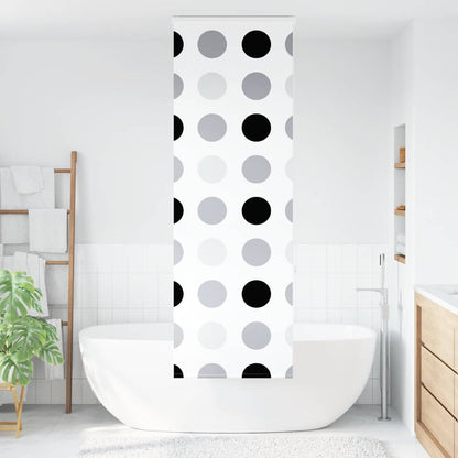 Doucherolgordijn met cassette 70x240 cm stofbreedte 66 cm