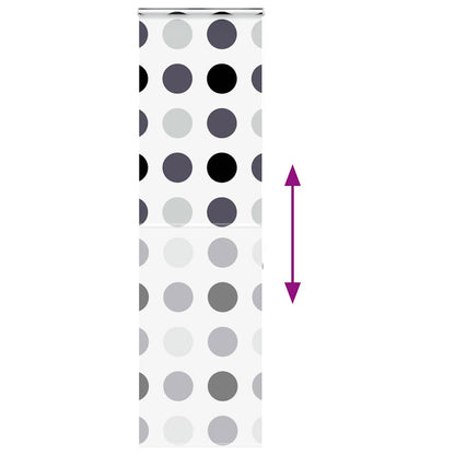 Doucherolgordijn met cassette 70x240 cm stofbreedte 66 cm