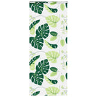 Doucherolgordijn 100x240 cm groen bladeren patroon