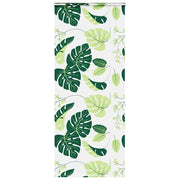 Doucherolgordijn 100x240 cm groen bladeren patroon