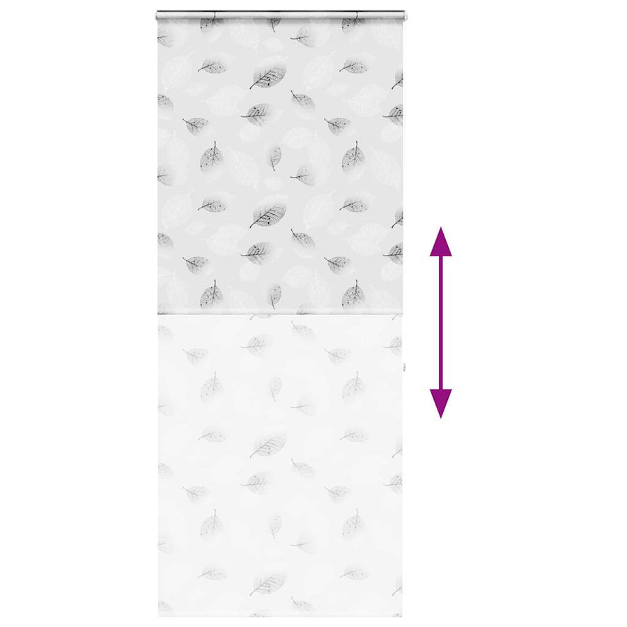 Doucherolgordijn met cassette 90x240 cm stofbreedte 86 cm
