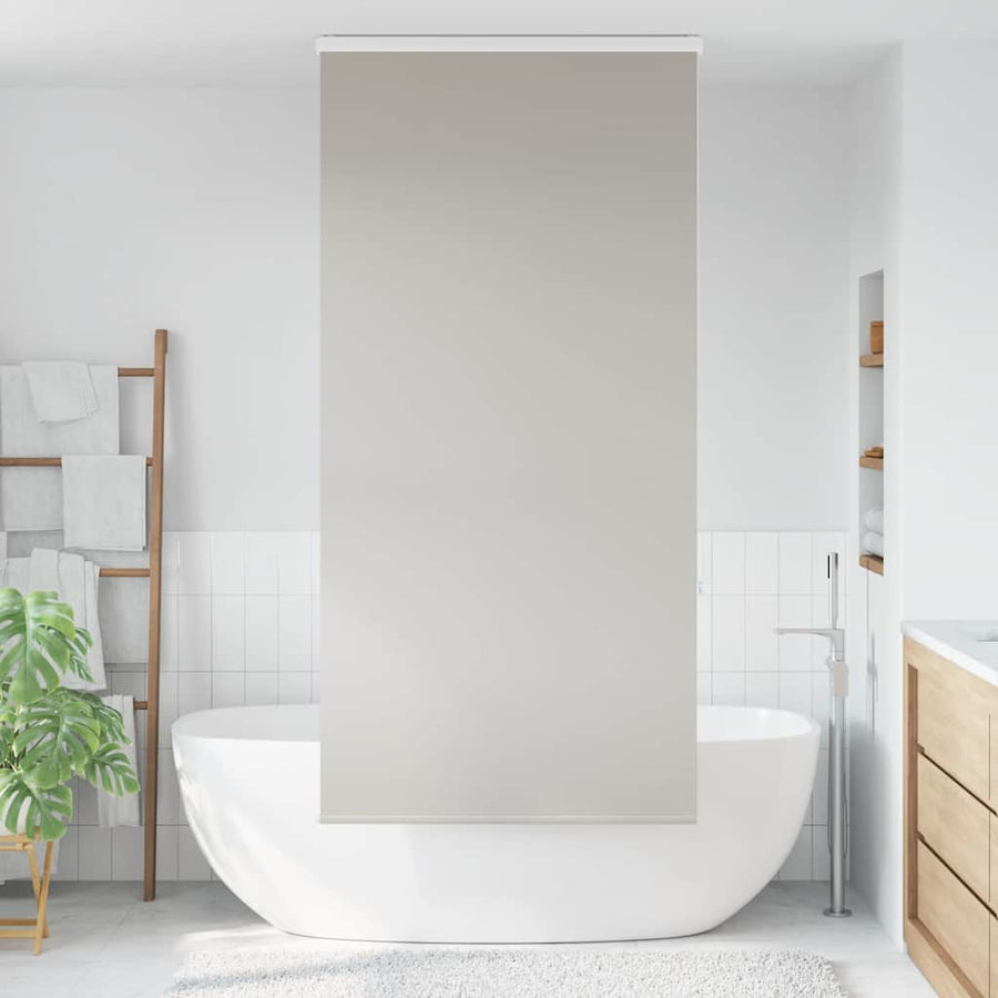 Doucherolgordijn met cassette 90x240 cm stofbreedte 86 cm