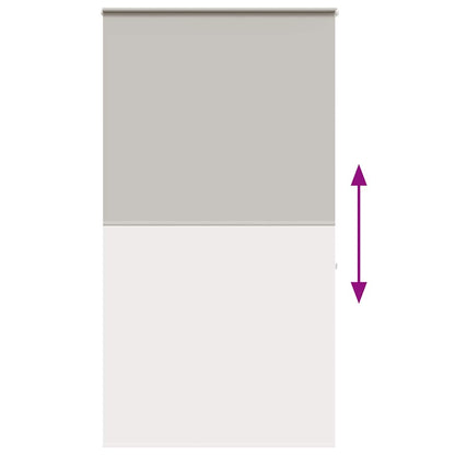 Doucherolgordijn met cassette 130x240 cm stofbreedte 126 cm