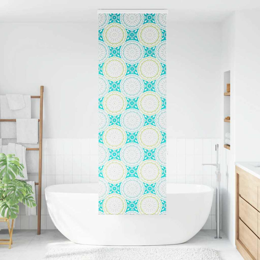 Doucherolgordijn met cassette 60x240 cm stofbreedte 56 cm