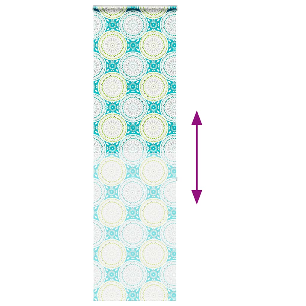 Doucherolgordijn met cassette 60x240 cm stofbreedte 56 cm