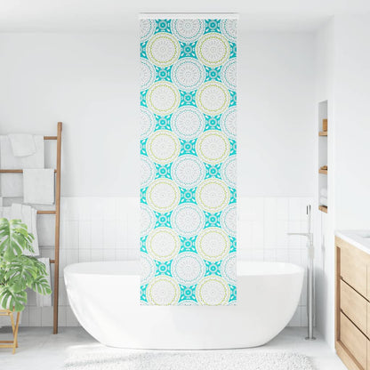 Doucherolgordijn met cassette 70x240 cm stofbreedte 66 cm