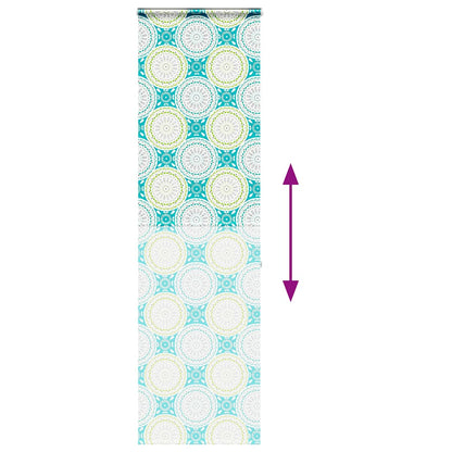 Doucherolgordijn met cassette 70x240 cm stofbreedte 66 cm