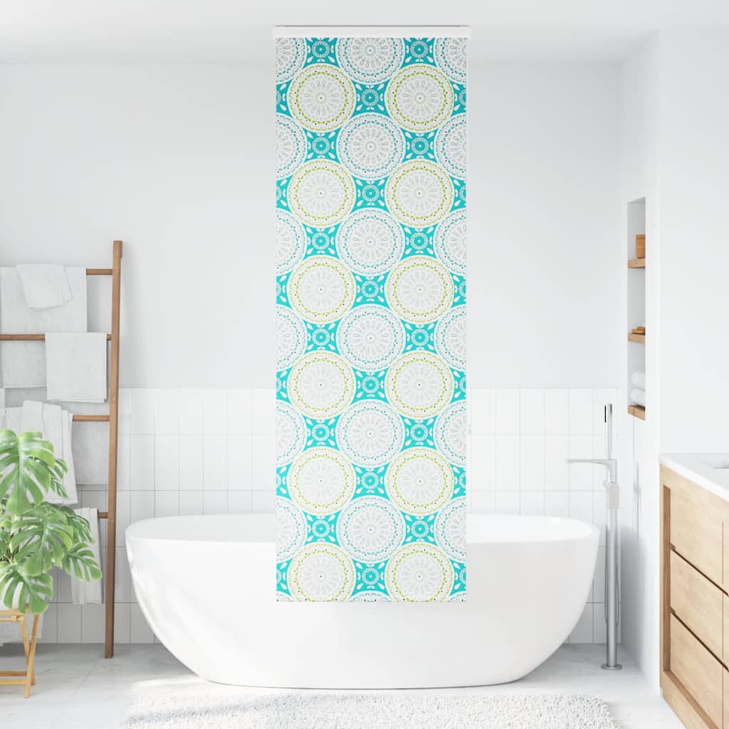 Doucherolgordijn met cassette 80x240 cm stofbreedte 76 cm