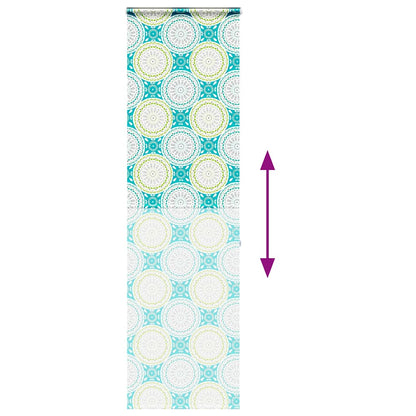 Doucherolgordijn met cassette 80x240 cm stofbreedte 76 cm