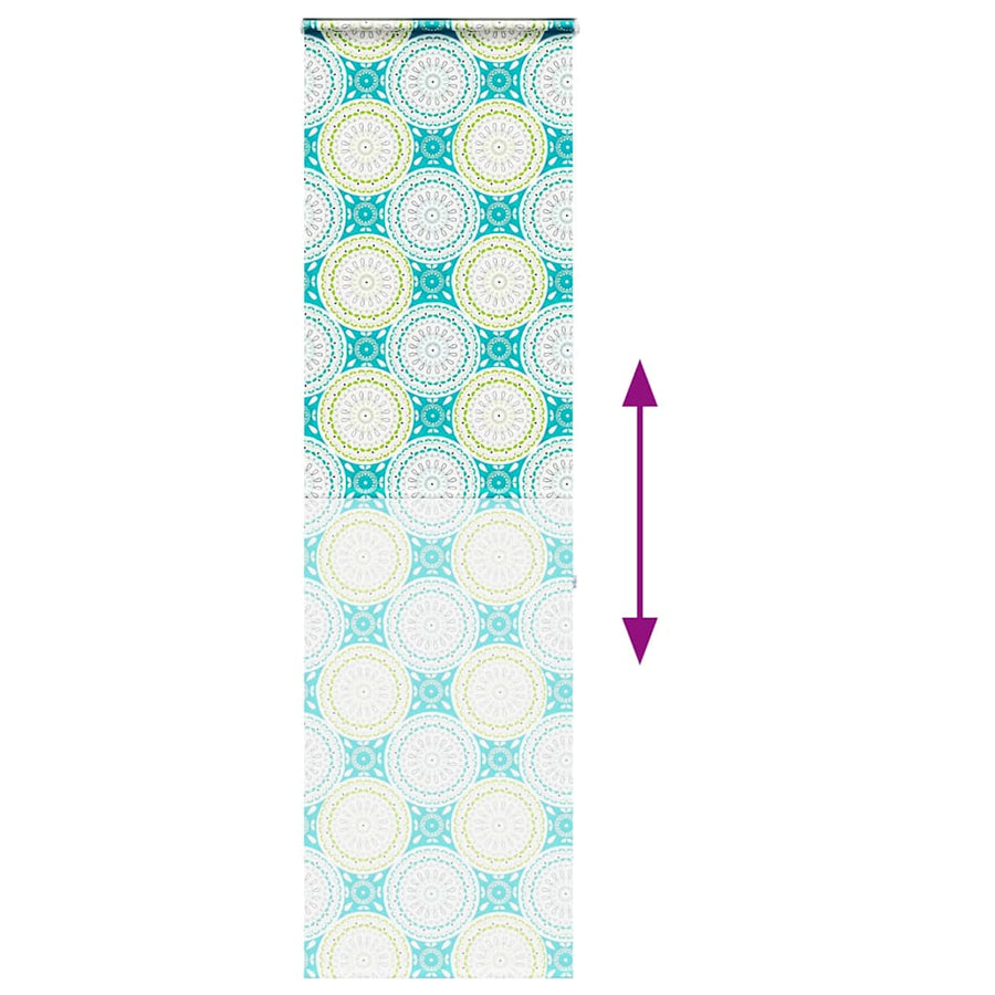 Doucherolgordijn met cassette 80x240 cm stofbreedte 76 cm