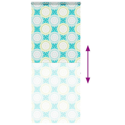 Doucherolgordijn met cassette 110x240 cm stofbreedte 106 cm