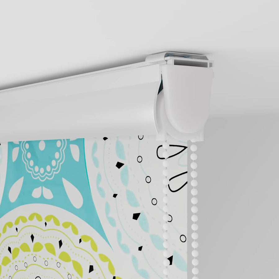 Doucherolgordijn met cassette 110x240 cm stofbreedte 106 cm