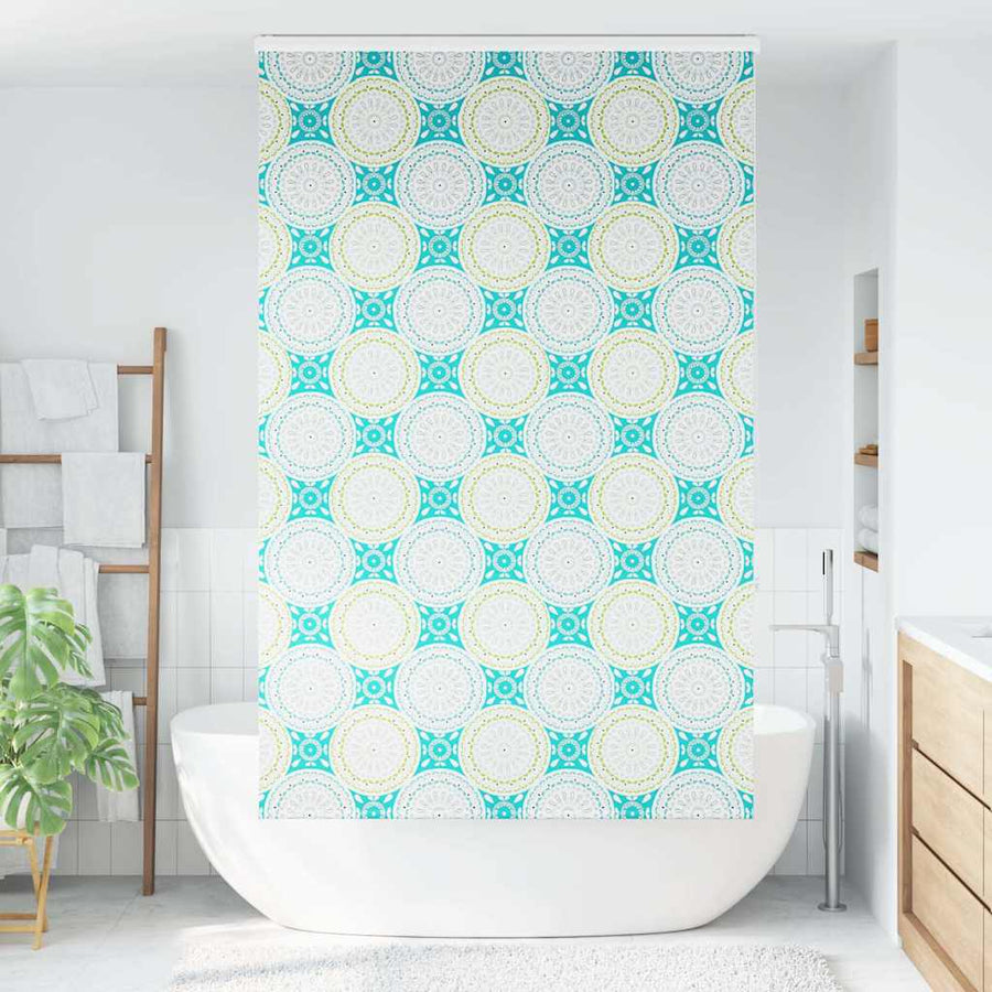 Doucherolgordijn met cassette 120x240 cm stofbreedte 116 cm