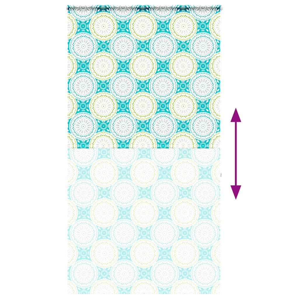 Doucherolgordijn met cassette 130x240 cm stofbreedte 126 cm