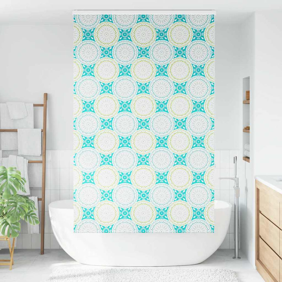 Doucherolgordijn met cassette 140x240 cm stofbreedte 136 cm