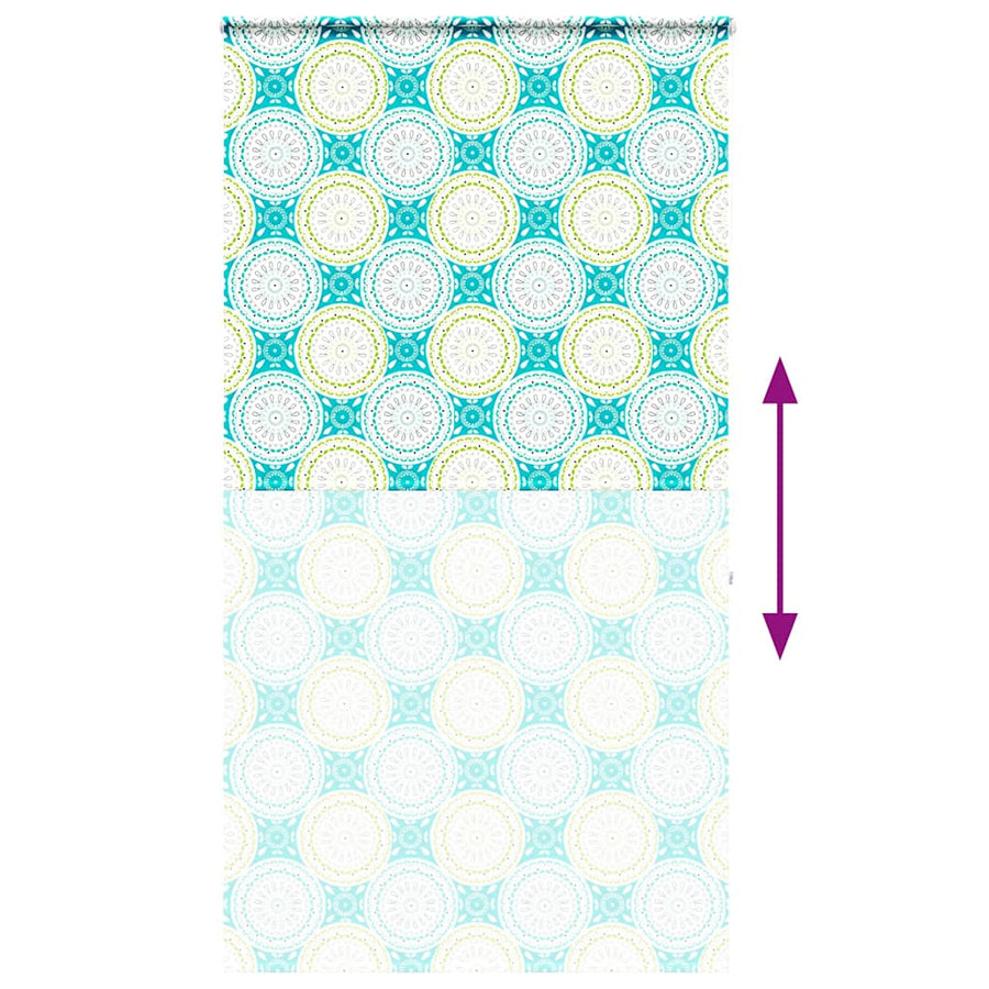 Doucherolgordijn met cassette 140x240 cm stofbreedte 136 cm