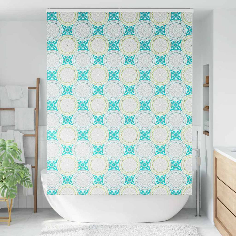 Doucherolgordijn met cassette 150x240 cm stofbreedte 146 cm