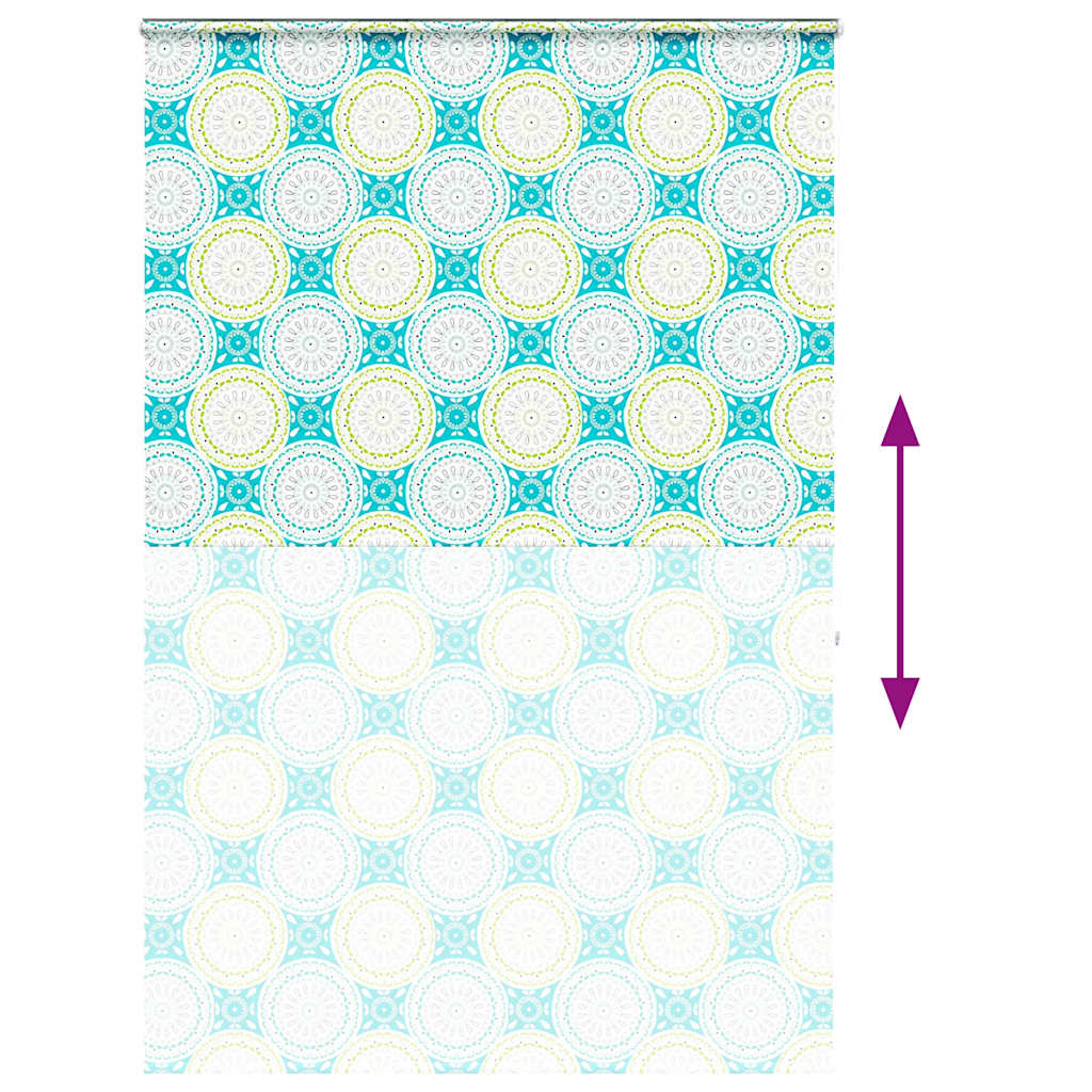 Doucherolgordijn met cassette 150x240 cm stofbreedte 146 cm