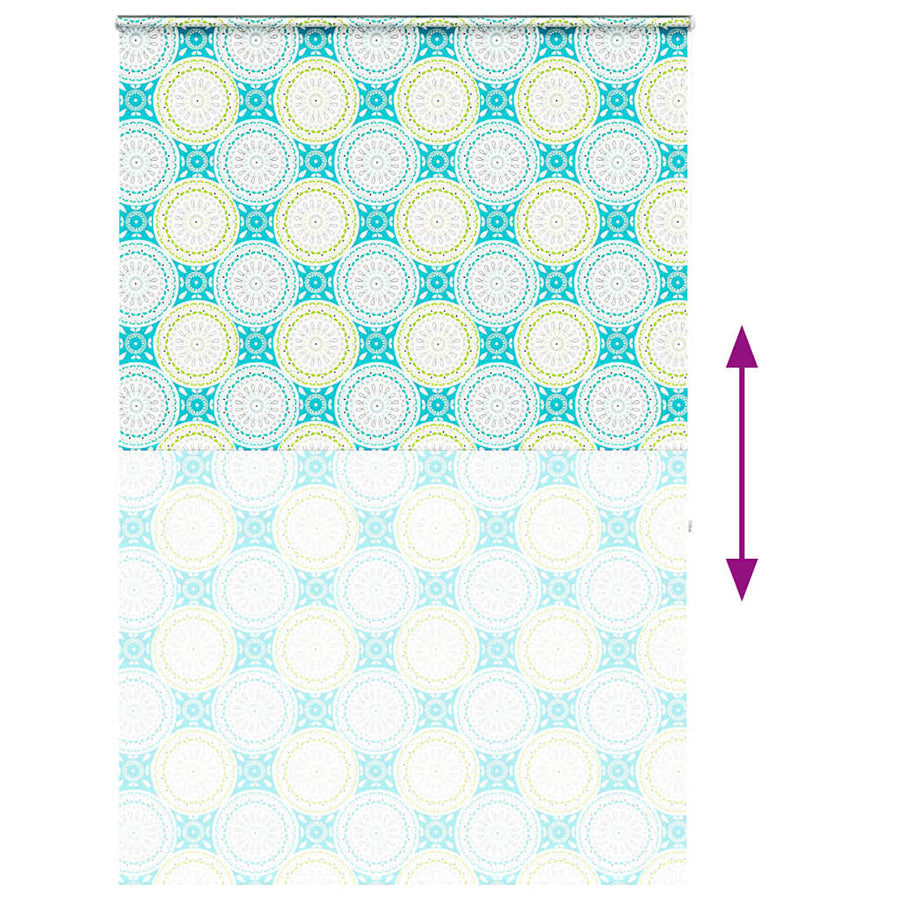 Doucherolgordijn met cassette 160x240 cm stofbreedte 156 cm