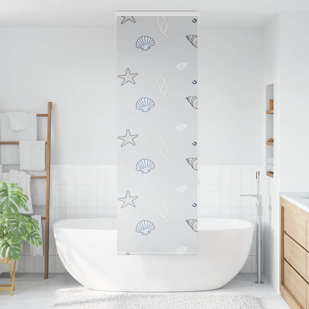 Doucherolgordijn met cassette 60x240 cm stofbreedte 56 cm