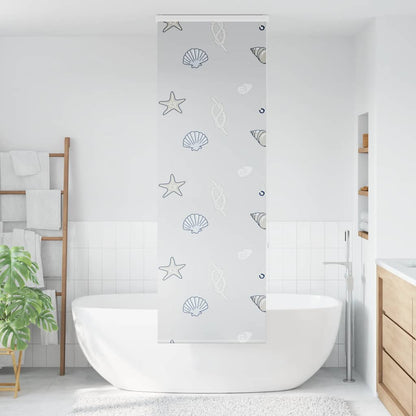 Doucherolgordijn met cassette 60x240 cm stofbreedte 56 cm