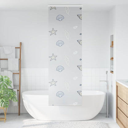 Doucherolgordijn met cassette 70x240 cm stofbreedte 66 cm