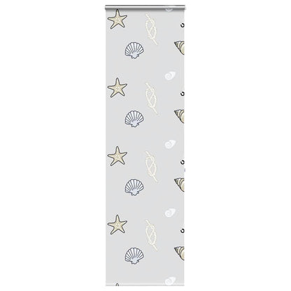 Doucherolgordijn met cassette 80x240 cm stofbreedte 76 cm